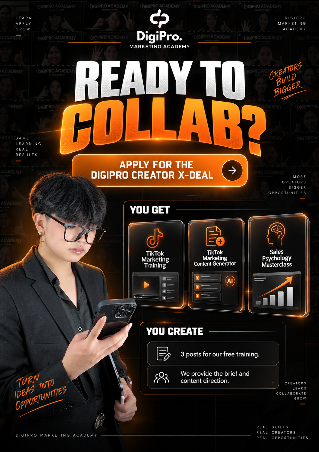 Apply for the Digipro Creator X-Deal